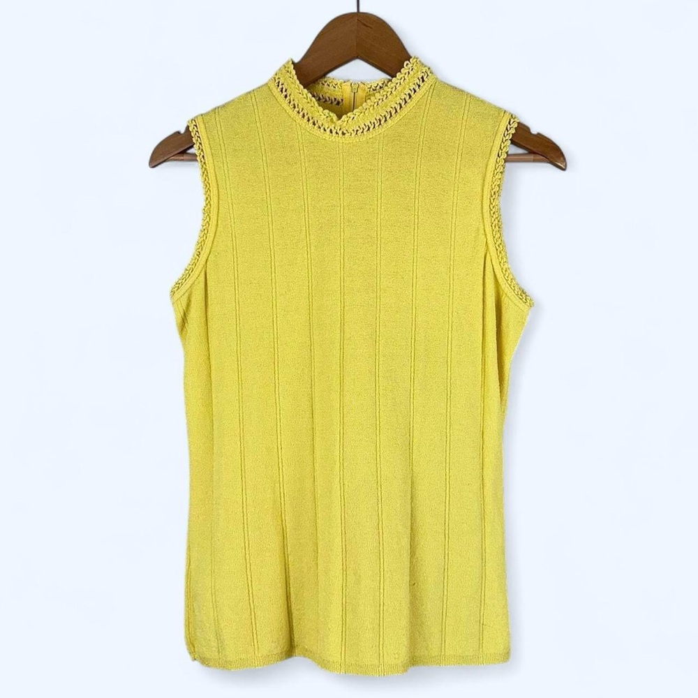 Yellow Sleeveless Women's Top